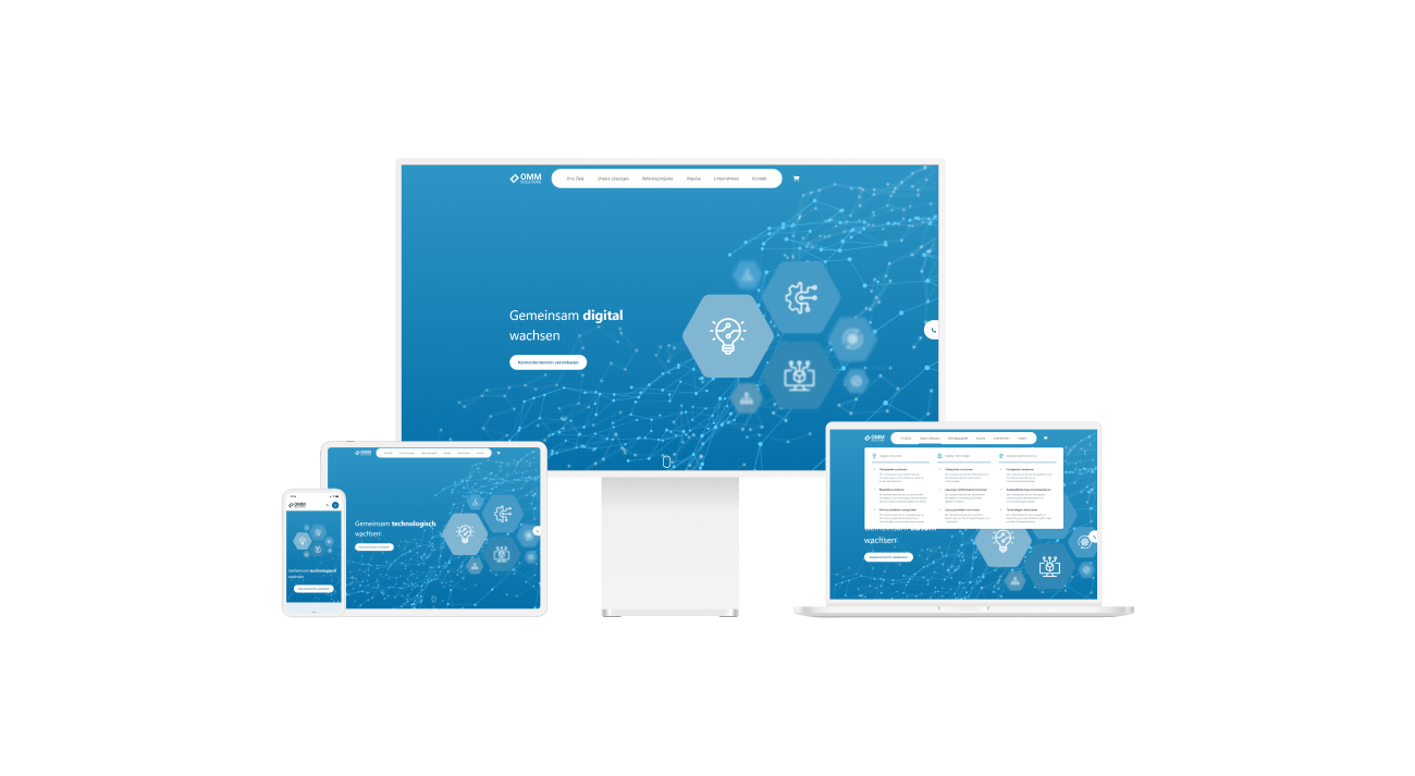 Neue site der OMM Solutions GmbH Blog agindi GmbH